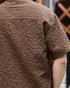 Waffle Texture Short Sleeve Shirt P1337