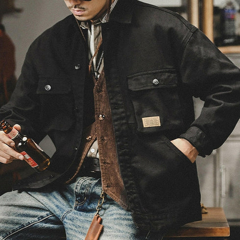 【OUTLET/即納】Casual Colored Denim Jacket P0314