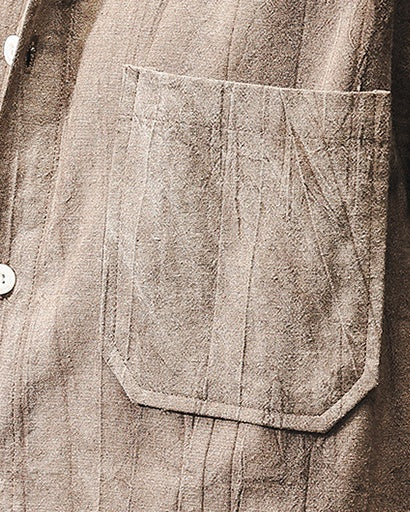 Vintage Shade Natural Style Three Quarter Sleeve Shirt P1327