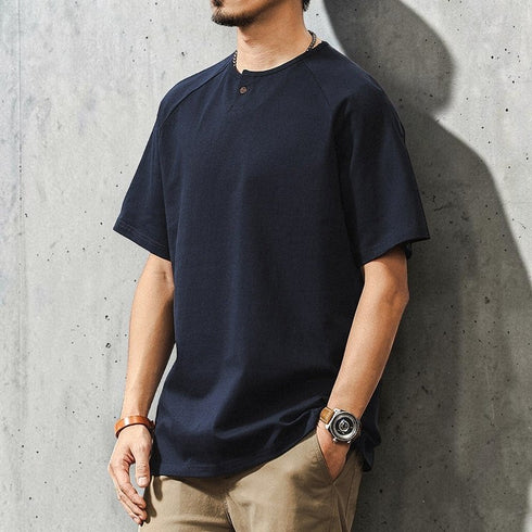 ラグランスリーブ半袖Tシャツ P2085