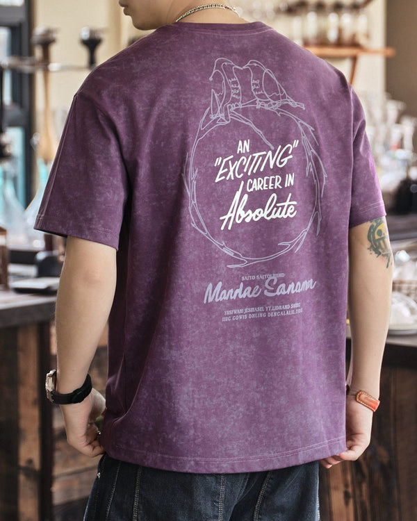 Graphic Art Back Print T-Shirt P1331