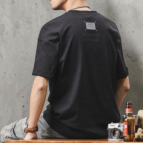 フロントバックプリント半袖Tシャツ P2069
