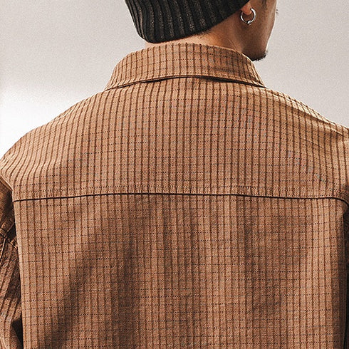 Merad Retro Plaid Overshirt P1264