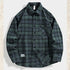 Urban Style Check Pattern Long Sleeve Shirt P1707