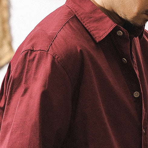 【OUTLET】クラシックシンプル長袖シャツ P1248