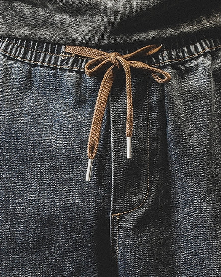 Structured Pocket Cargo Denim Jeans P1539