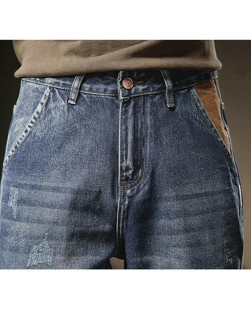 Vintage Patch Pocket Denim Jeans P0289