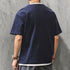 キーネックレイヤード半袖Tシャツ P2025