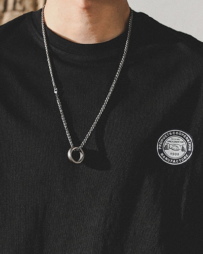 Bandana Graphic Back Print Short Sleeve T-Shirt P1456