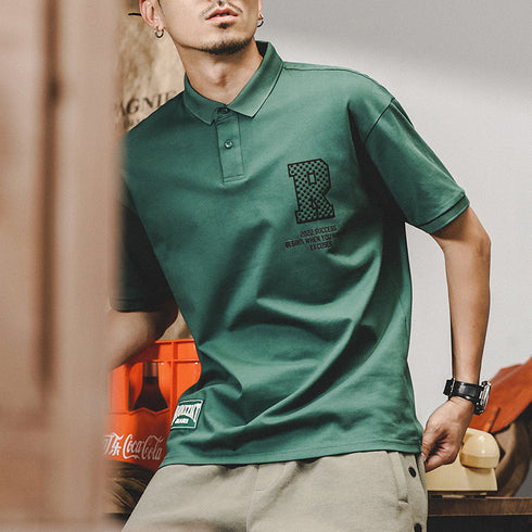 Casual Polo Shirt Half-sleeved P0969