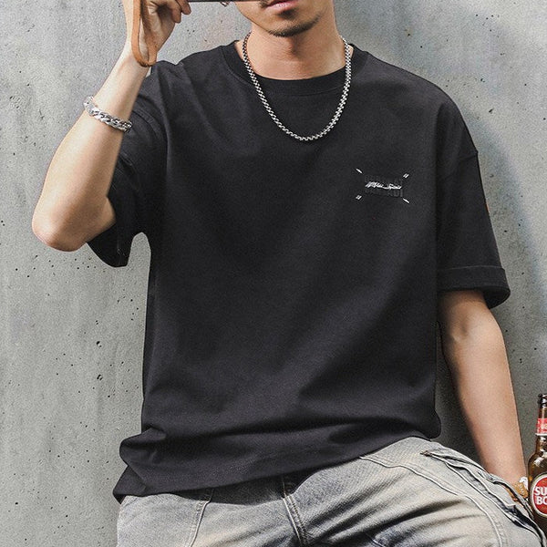 フロントバックプリント半袖Tシャツ P2069