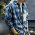 Long Sleeve Plaid Shirt P1048