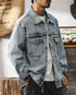 Retro Blue Stonewashed Denim Jacket P1319