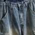 【OUTLET/即納】ウォッシュドカーゴデニムパンツ P0810