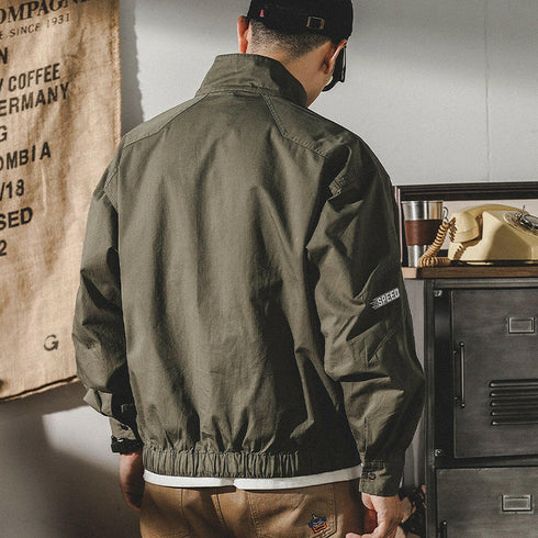 Half Zip Retro Jacket P0316