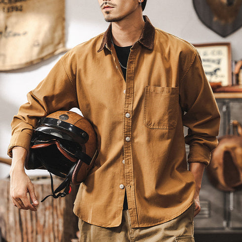 Lycelle Retro Draped Long Sleeve Shirt P1261