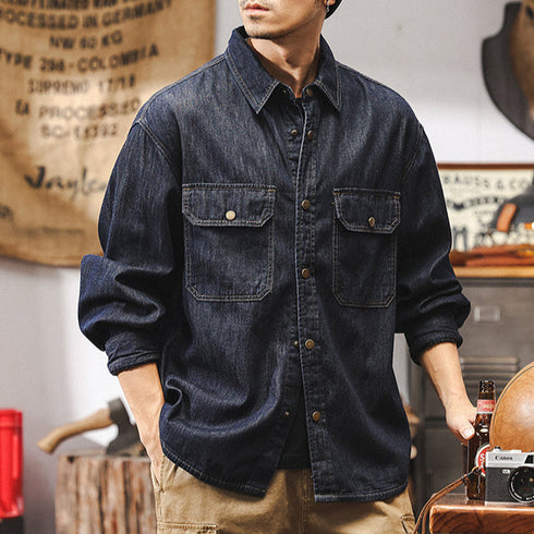 Retro American Denim Workshirt P1259
