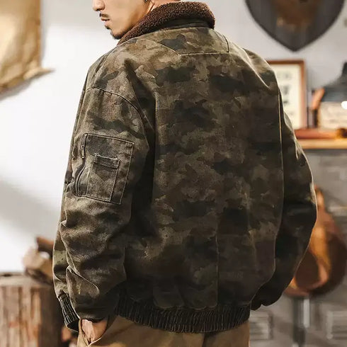 【OUTLET/即納】Camouflage Work Boa Jacket P1126