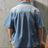 ウォッシュドワーク半袖デニムシャツ P2026