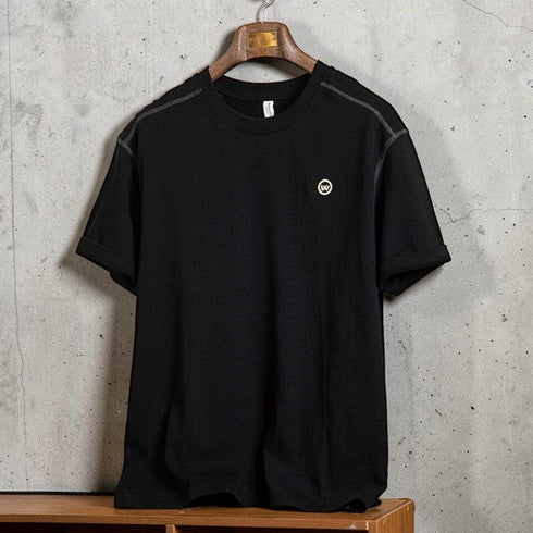 【OUTLET/即納】ステッチデザインルーズフィット半袖Tシャツ P2151