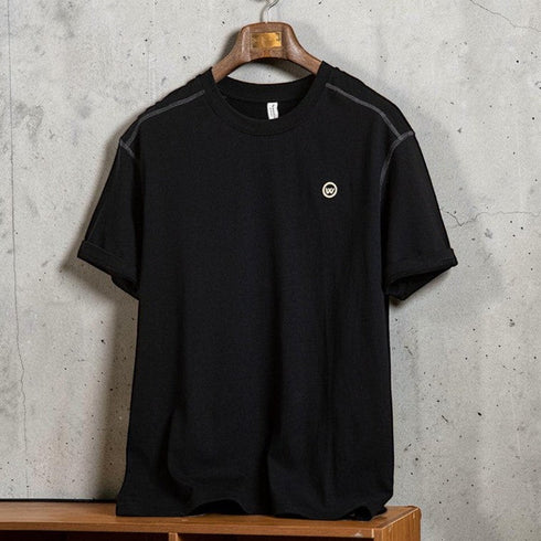 ステッチデザインルーズフィット半袖Tシャツ P2151