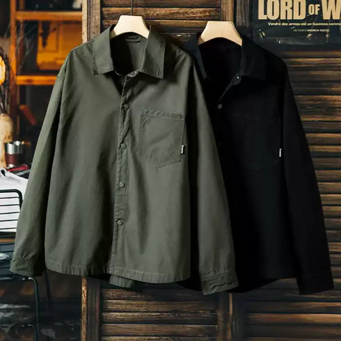 【OUTLET/即納】ミリタリーワークシャツジャケット P1176