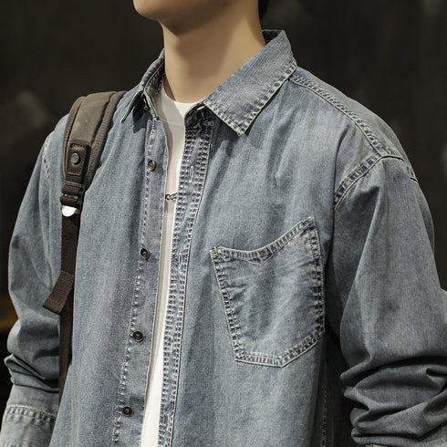Denim Jacket Oversize Shirt P1028