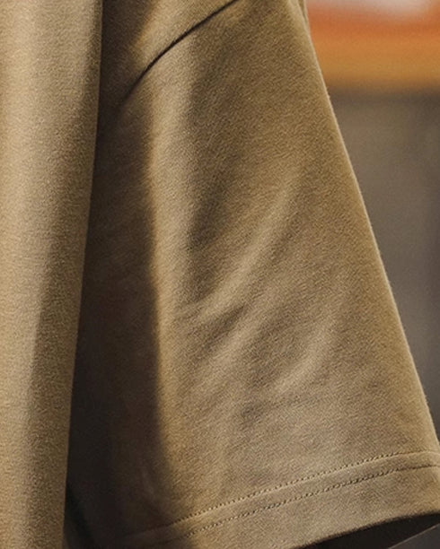 Rough Edge Style Short Sleeve T-shirt P1424