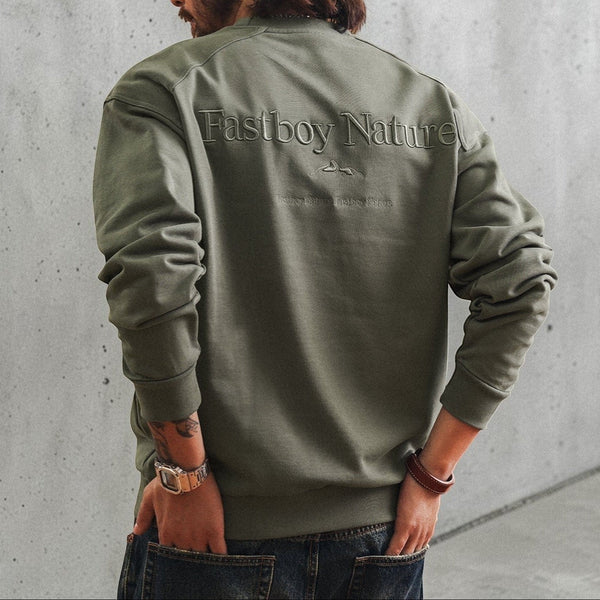 バックエンボスロゴスウェット P2007