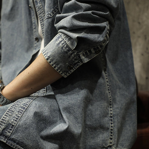 Denim Jacket Oversize Shirt P1028