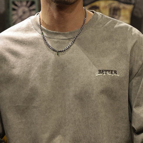 Printed Long-sleeved T-shirt P1042