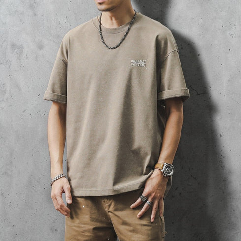 フロントバックプリント半袖Tシャツ P2069