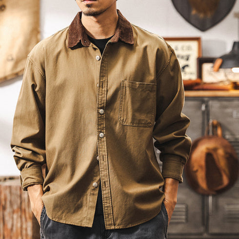 Lycelle Retro Draped Long Sleeve Shirt P1261