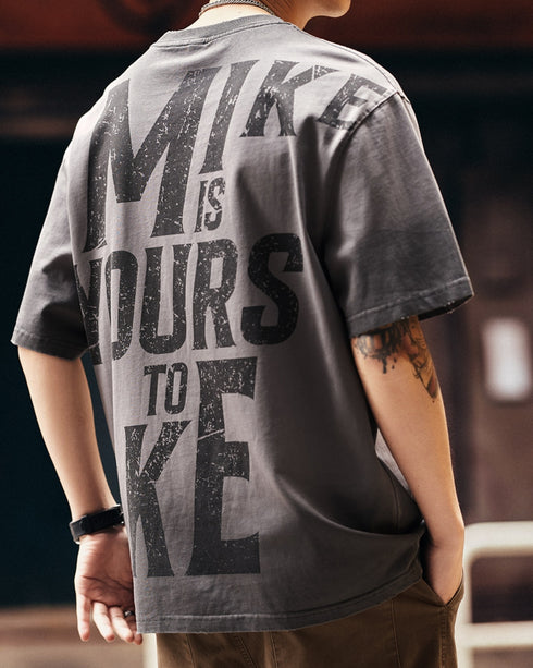 Big Logo Fade Print Short Sleeve T-Shirt P1344