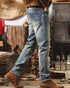 Vintage Slim Straight Jeans P1285