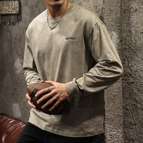 Printed Long-sleeved T-shirt P1042