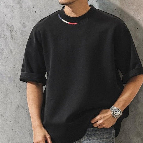 【OUTLET/即納】ネックポイントルーズシルエット半袖Tシャツ P2087