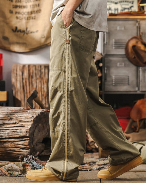 Simple Utility Design Cargo Pants P1320