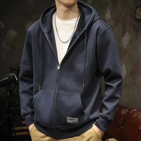 Minimal Line Zip Hoodie P1063