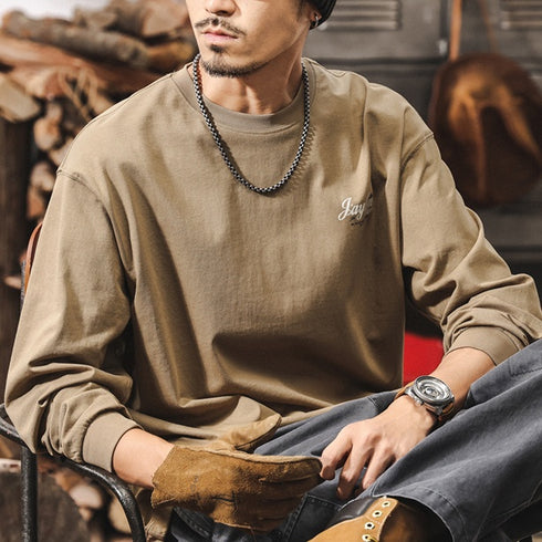 Casual Thick Long Sleeve T-shirt P1255