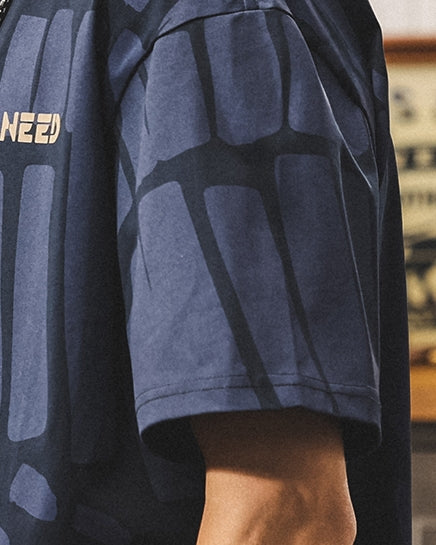 Abstract Pattern Short Sleeve T-Shirt P1407