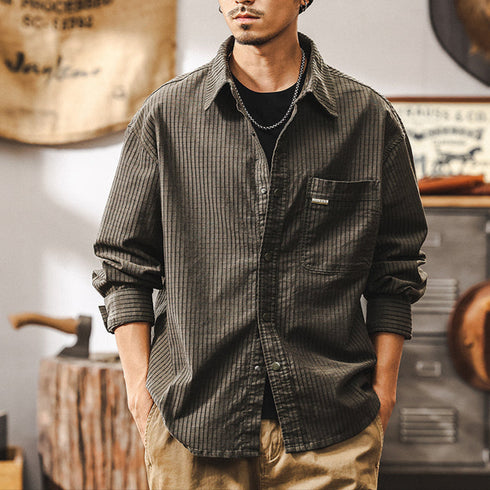 Merad Retro Plaid Overshirt P1264