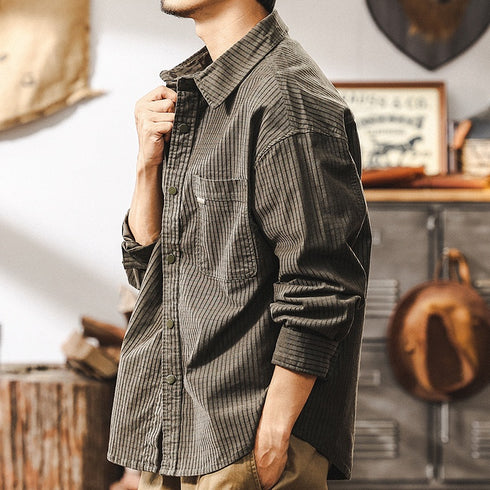 Merad Retro Plaid Overshirt P1264