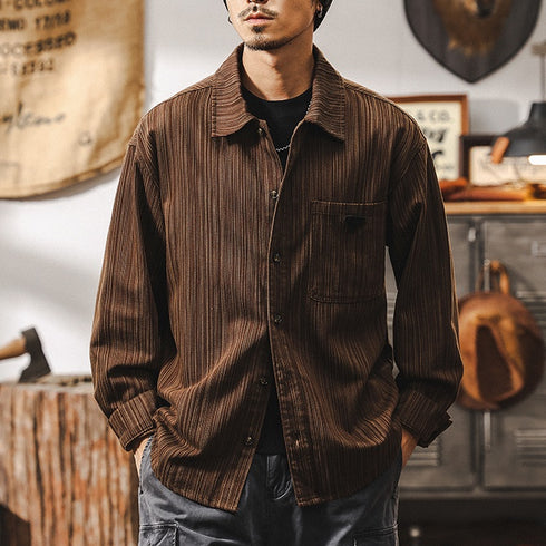 【OUTLET/即納】Bamboo Pattern Casual Shirt P1215