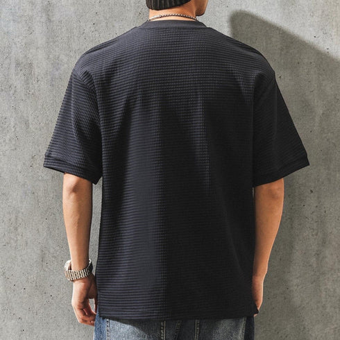 【OUTLET/即納】ワッフルパッチTシャツ P2049