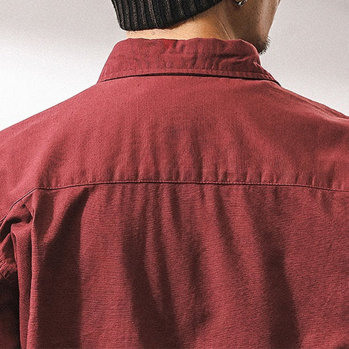 【OUTLET】クラシックシンプル長袖シャツ P1248