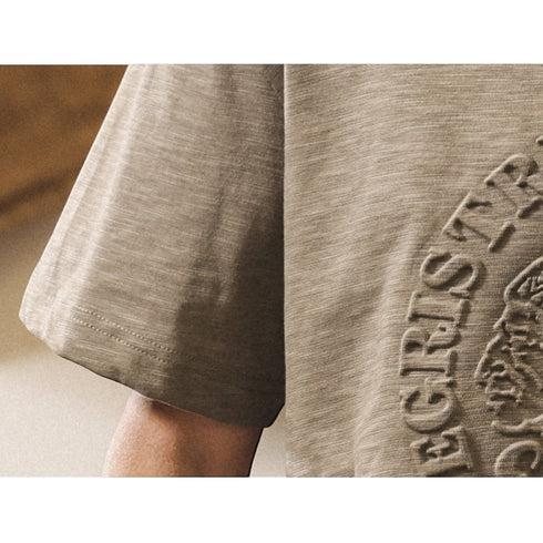 エンボスグラフィックネイティブモチーフTシャツ P2000