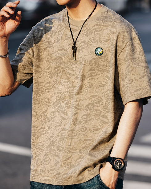 All Over Print Pop Design Short Sleeve T-Shirt P1353