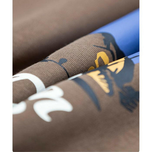 Long-sleeved Printing Round Neck T-shirt P0394