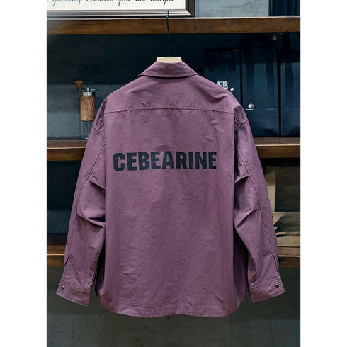 American Long-sleeved Loose Casual Shirt P0410